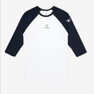 Home is Toronto Blue Jays 3/4 sleeve tshirt